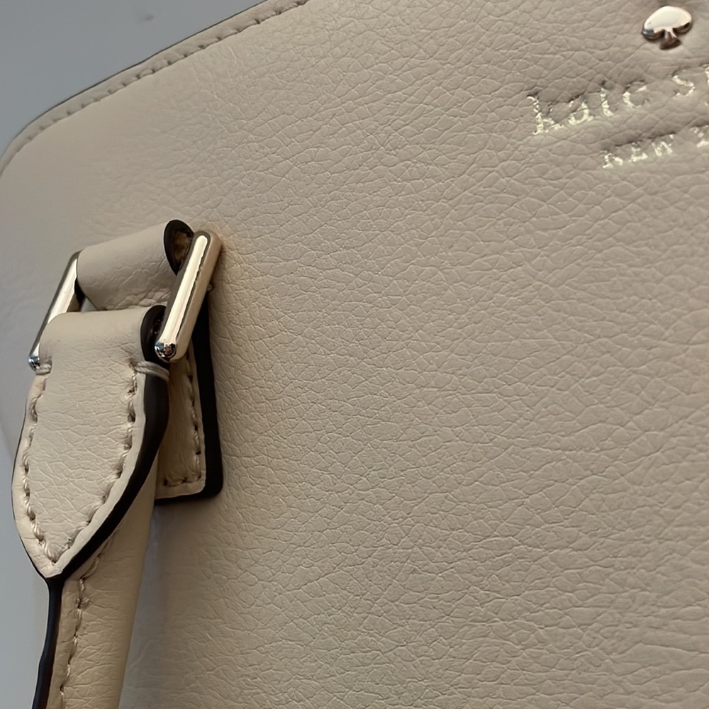 KATE SPADE MARIELLA GREEN ST LEATHER CRÈME BAG - Picture 10 of 14